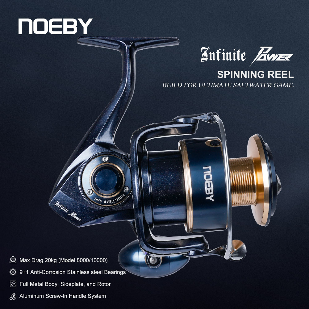 Surf Reel - Mulinello da Pesca Spinning Noeby Infinite