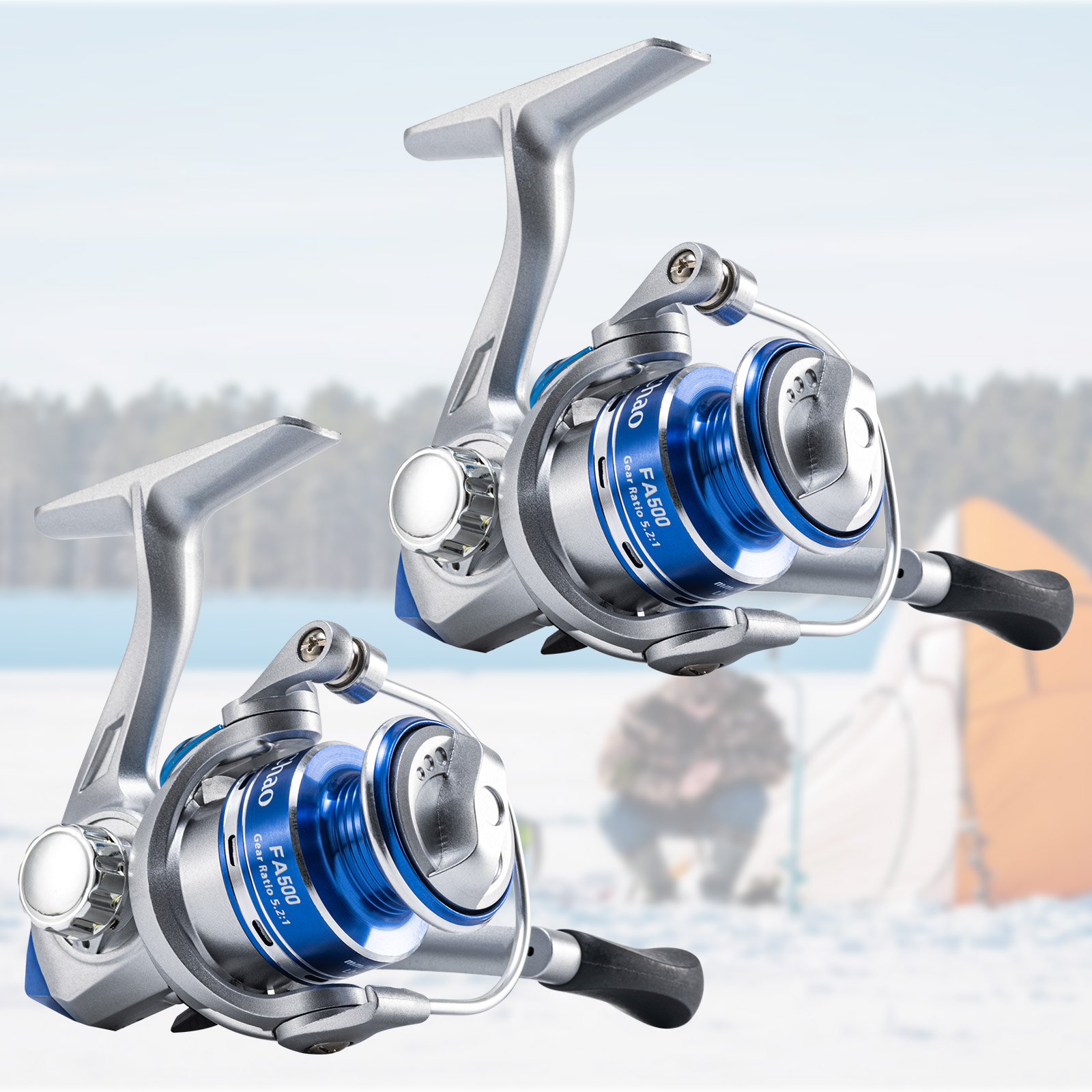 Nuovi Mulinelli Goture per Pes - Ice Fishing Reel recensione e prezzo