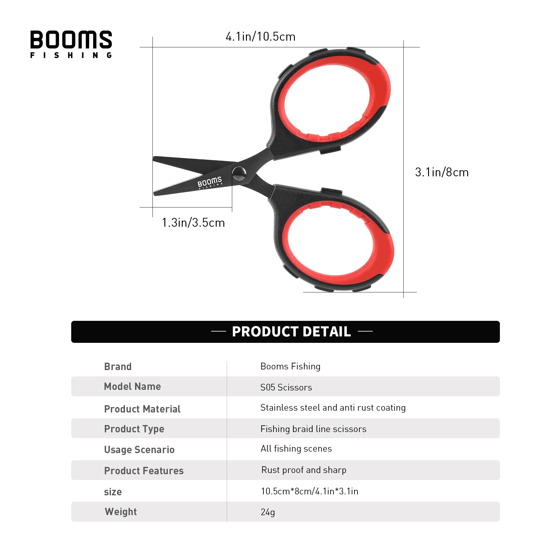 Booms Fishing S05 Braid Wire f - Baitcasting Reel recensione e prezzo