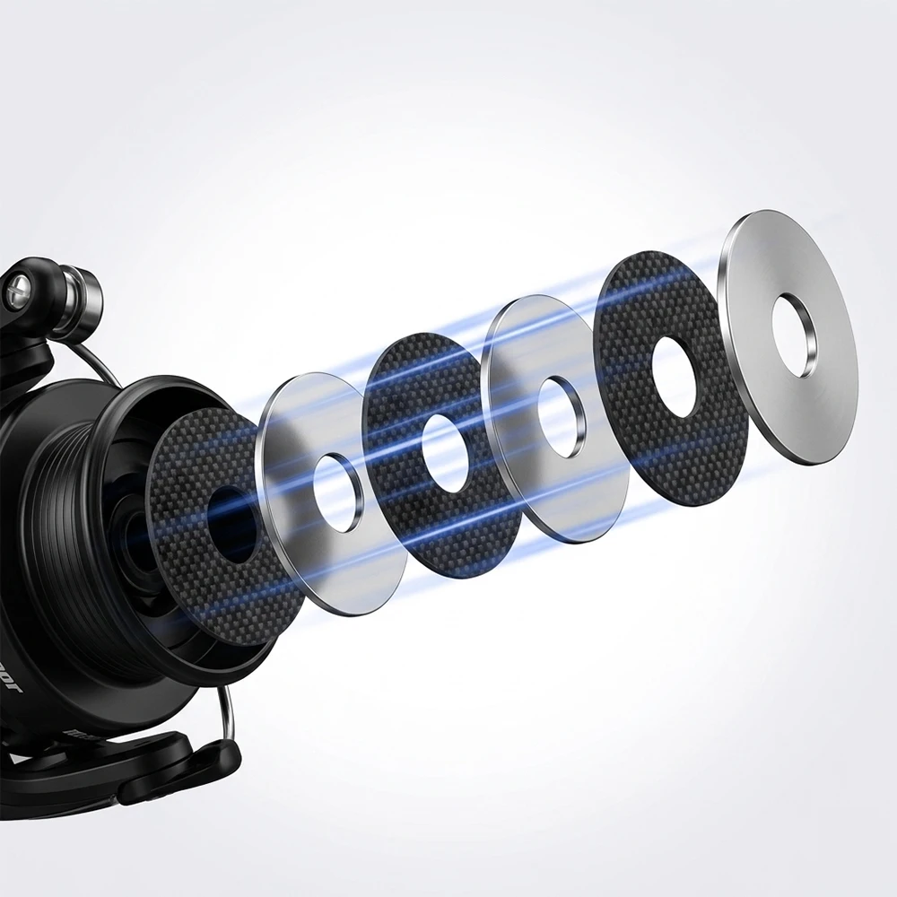 Huidiao Pastiglie Freno in Fib - Spincast Reel recensione e prezzo