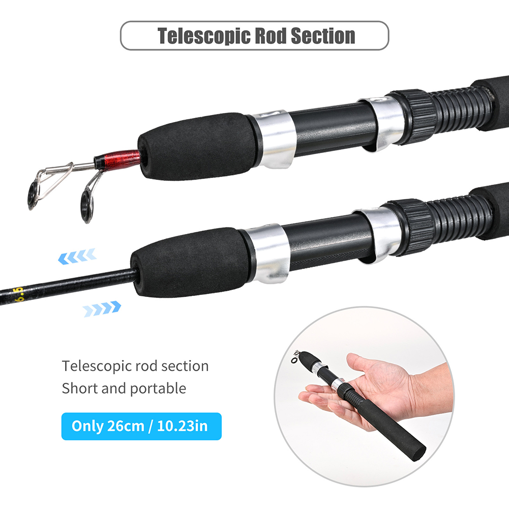 1 set canna da pesca con mulin - Ice Fishing Reel recensione e prezzo